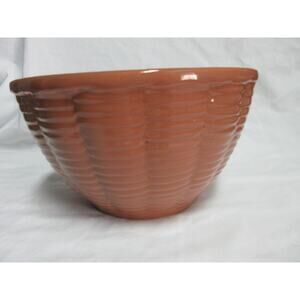 Vintage Watt Mixing Bowl Peach 9" X 5" Made in the U.S.A. #6